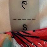 Cupshe Bikini Bottom High Waist Floral Baby Blue Red Small Photo 2