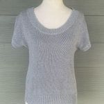 Banana Republic Metallic Short Sleeve Sweater Photo 0