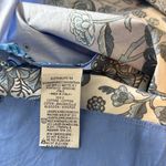 Le Sarte Pettegole Italian Engineered Flower Print Crisp Popover Floral Woven Bl Blue Size 6 Photo 6