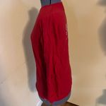 Mossimo Supply Co Vtg Y2K Mossimo Long Sleeve T-Shirt Red Skate Double-Sided Spellout Unisex Sz L Photo 1