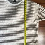 Neutral Aesthetic Oversized Striped Long Sleeve Shirt – XL Tan Photo 4