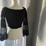River Island Black Lace Blouse Photo 3