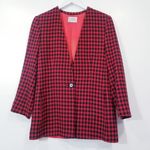 Pendleton 100% Virgin Wool Plaid Blazer with Pockets Photo 0