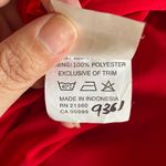 Mori Lee Women’s Sleeveless Mock Neck Red Bodycon Photo 7