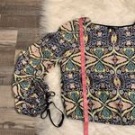 AQUA NWT Bloomingdale’s exclusive split tie sleeve top blouse S Photo 7