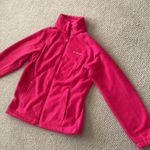 Columbia Women’s Benton Springs Full Zip Fleece Jacket Hot Pink Small Like New Photo 1