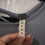 Free People  Gray Open Back Oversized T-Shirt Size Medium Photo 1