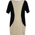 Trina Turk Black Ivory Color Block Lined Body Con Dress Size 6 Style 131234 Photo 1