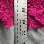 Anthropologie Dolan Lady Lace Blouse Blazer Hot Pink Size M Size M Photo 7