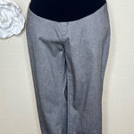 Motherhood Maternity Women’s Stretch Gray Secret Belly Straight Pants Sz Large Photo 0