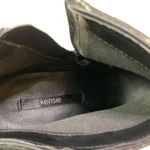 Kensie Size 7 Black Suede Massey Fringe Heeled Booties Photo 3