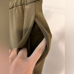 Joie FINAL PRICE  Womens  Pants Olive Green Drawstring Pull On Stretch Trouser Photo 3