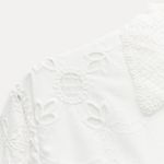 ZARA Sara white lace long sleeve maxi dress with waist belt boho summer vacation  Photo 10