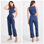 3x1 Revolve x NWOT Grayson Cross-Front Cutout Denim Jumpsuit Size S Photo 1