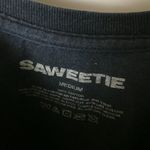 Urban Outfitters Saweetie Rap Tee Small Black Concert Merch Unisex Fit Photo 3