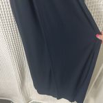 Michael Kors  Gold Button Down Navy Belted Maxi Dress Small Photo 5