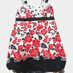 Trixxi 🆕 Plus 14 14w 1X Floral Polka Dot Dress Retro Tulle Rockabilly Red NEW Photo 0