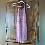 Free People Deadstock | Purple Mesh Midi Dress Halter Neck | 10 Photo 3