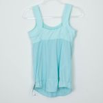 Lululemon Womens Run: Ta Ta Topper Tank Top Size 6 Aquamarine Running Workout Blue Photo 4