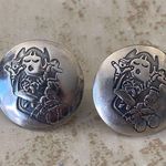 Unsigned Southwestern Style Post Earrings Photo 6