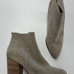 Marc Fisher Boots Womens 8.5 Grey Alva Suede Leather Bootie Photo 0
