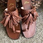 J.Crew braided tassel leather thong sandal 7 Photo 0