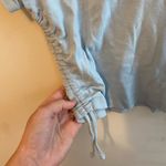 Mighty fine Sky Blue Graphic Crop Top Photo 3