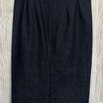 Urban Renewal Blue Midi Pencil Skirt with Slit for Work Photo 0