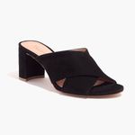 Madewell The Greer Mule Sandal in Black Suede Size 6 Photo 7