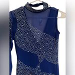 Elegant Blue Women's Dress Size M Photo 3