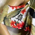 S&S Aloha Fashion Tropical MIDI Cold Shoulder Dress Green White Red Size XL Photo 3