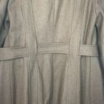 Calvin Klein  womens size 4 pea coat small wool blend tan tie hooded business pr Photo 9