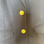 Vintage Women’s Bridgewater Classics Wool Blazer Shoulder Pads gold hardware 6 Blue Photo 2