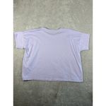 Eileen Fisher  light purple boxy tee shirt organic cotton large Photo 5