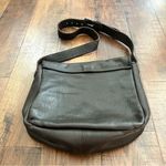 RUGBY NORTH AMERICA brown leather crossbody messenger bag Photo 7