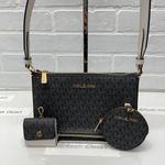 Michael Kors Black Multi Tech Attached Crossbody Bag With Coin Purse Photo 0
