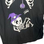 For G & PL Black Maternity Baby Skeleton & Witch Halloween Blouse Women Sz S Photo 3