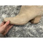 Jeffrey Campbell Dagget Heeled Boots Sand Suede 9 Photo 5