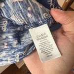 Tabitha Webb  Navy sunglasses novelty graphic print cotton shirt Size L Photo 6