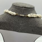 Vintage Feminine Twist Beaded Multicolor Pearl Shell Necklace Mystery Clasp Multiple Photo 5