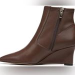 Franco Sarto Brown Wedge Ankle Boots Photo 0