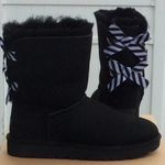 UGG Bailey Bow II Diagonal Stripe Boots Photo 2
