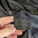 Siena Black Leather‎ Jacket Women's Size 12 Biker Moto Photo 9