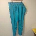 FIGS Women New  High Waisted Yola Yoga Scrub Pants Surgical Green Plus Size 5XLR Photo 8