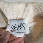 Vintage Viana Knit Collar Button Down Sweater Textured White Made in USA L Size L Photo 3