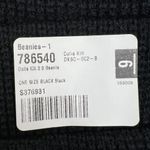 Dolls Kill  Knit Beanie Hat Black Goth Punk Lolita Death Metal Spell Out Patch Photo 5