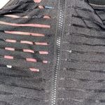 OHYES FASHION choker mock style mesh thong bodysuit zipper back NEW size L Black Size L Photo 5