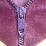 Adolfo Sport Vintage Women’s Size Small Velour Track Jacket • Purple & Cream GUC Photo 16