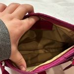 Coach Magenta Signature Logo File Getaway Crossbody Bag Photo 10