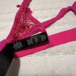 For Love & Lemons Hot Pink Soutache Swirl Embroidered Strappy Bra Sz M Medium Photo 5